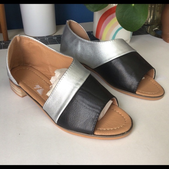 Gray -Black Slip on Shoes - Picture 1 of 9